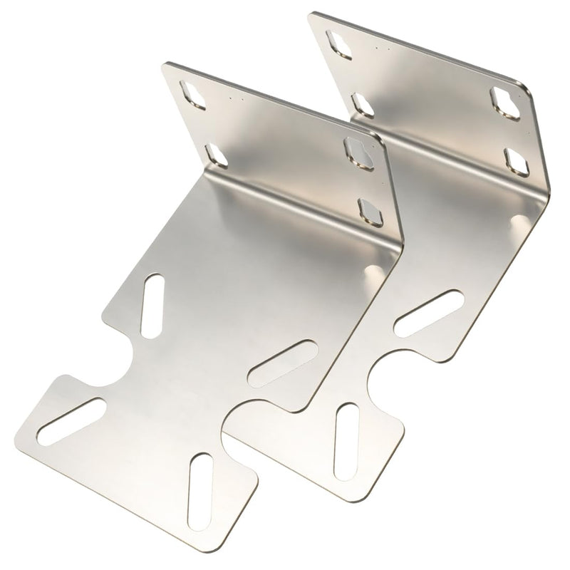 2Pcs Stainless Steel Water Filter Housing Mounting Bracket, Water Purifier RO Housing Bracket for 10'' and 20'' Filter Housings (2) 2