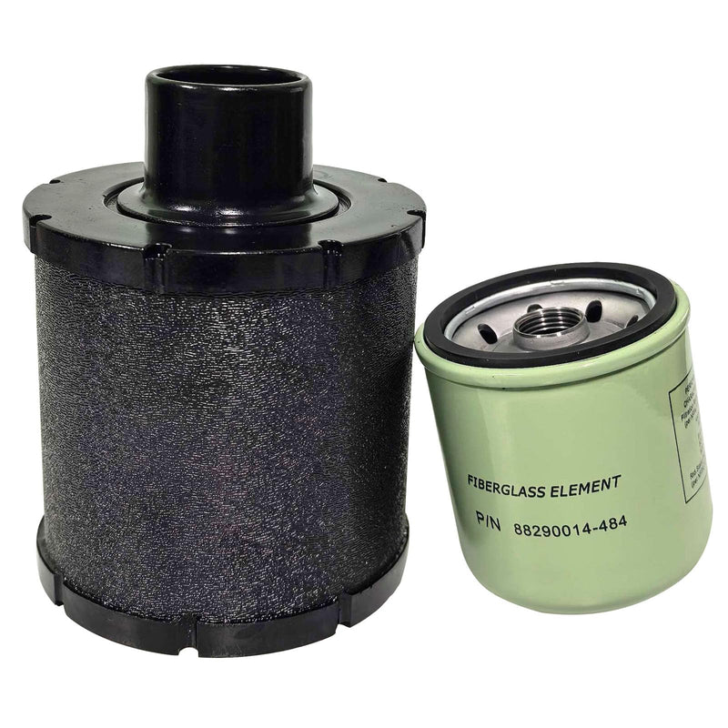 88290014-486 Air Filter 88290014-484 Oil Filter Kit Applicable For Air Compressor Filter Replacement