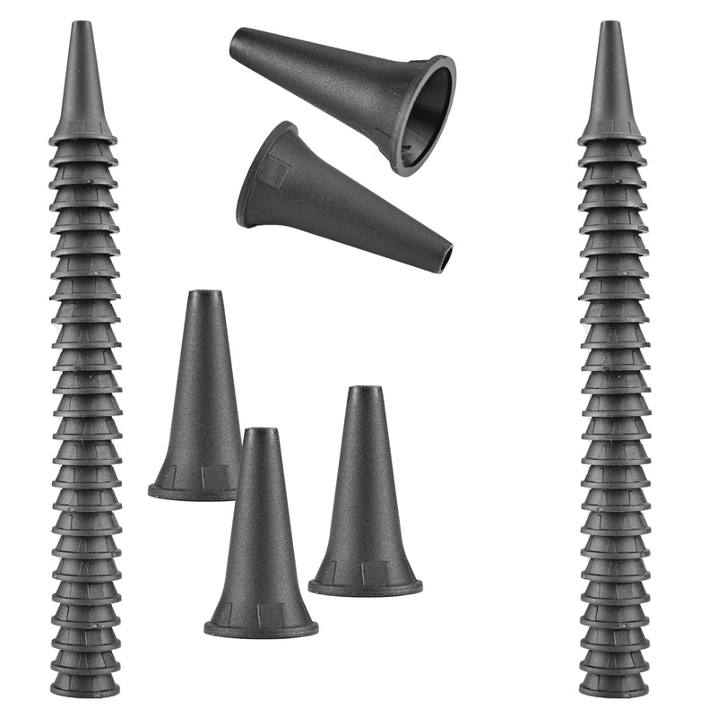 Reusable Diagnostic Otoscope Cover Specula Tips - Sets of 50 - Available in 2.5 mm, 3.5 mm, 4mm, 5 mm (75 pcs of 2.5, 3.5, 5 mm (25 Each)) 75 pcs of 2.5, 3.5, 5 mm (25 each)