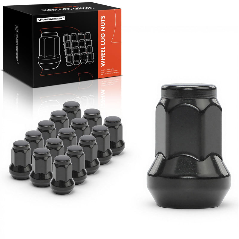 A-Premium 16-PC 3/8"-24 Wheel Lug Nuts Compatible with Polaris ATV Models 1985-2023 - RZR 4 XP 900, Ranger Crew 570, Sportsman 450, Trail Boss 330, Xplorer 300, Magnum, Scrambler & More, Front & Rear