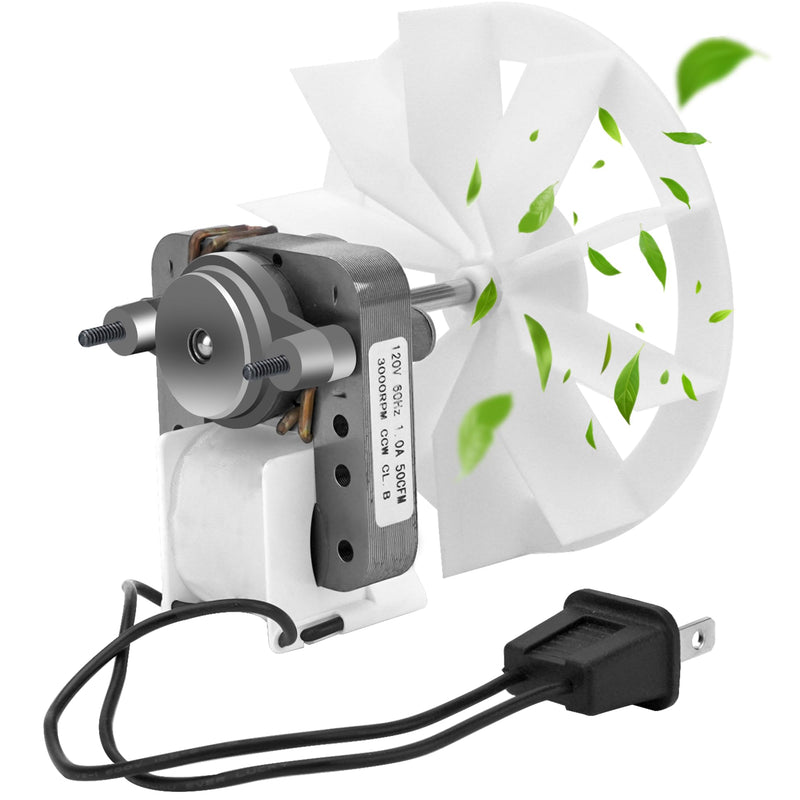 Bathroom Vent Fan Motor and Ceiling Blower Wheel Replacement fit for Nu-Tone Br-oan 663 668 688 659 662 678 50CFM 120V S97012038 Electric Motors Kit by Fetechmate 1