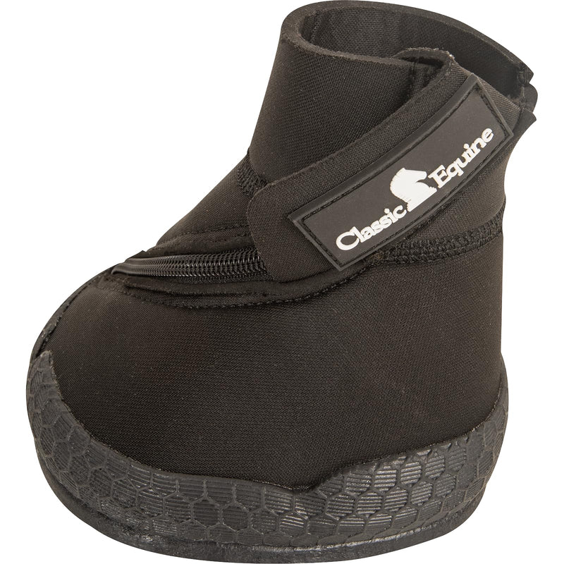 Classic Equine Boot Medical Zipper Closure Protection Close Fit MHB Black 2 - PawsPlanet Australia