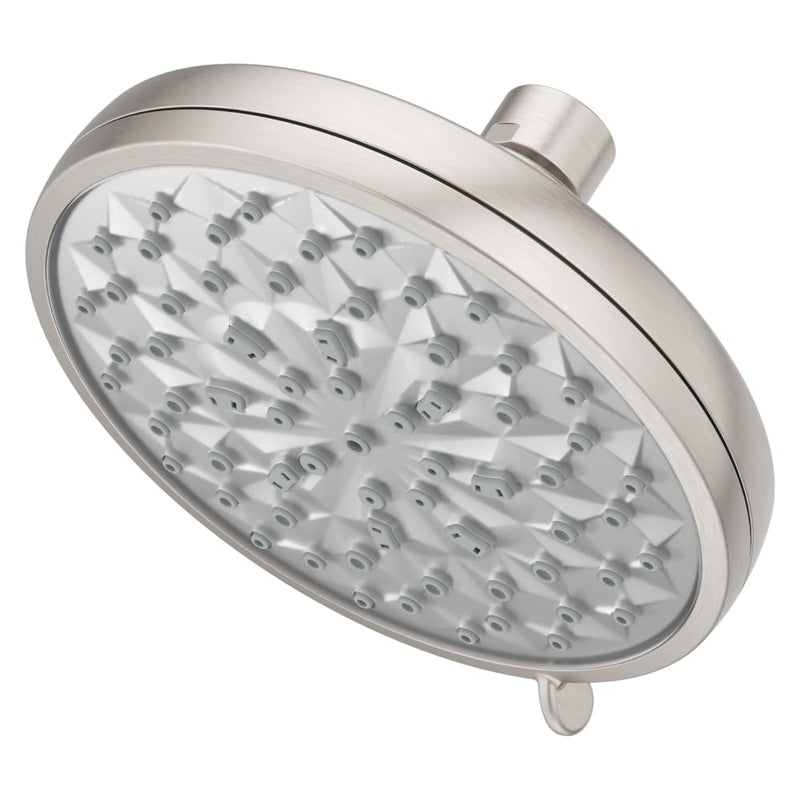 Pfister HydroFuse Shower Head, Shower Arm Not Included, 6-Function, 2.5 GPM, Spot Defense Brushed Nickel Finish, 015HF01GS