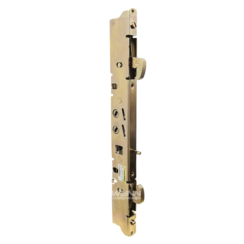 Amesbury Truth Dual Point 9-15/16" Mortise Lock (No FacePlate) with Anti-Slam Pin for Sliding Patio Glass Door Locking Mechanism Replacement | Fix and Repair Door Hardware Lock Set - Alloy Steel