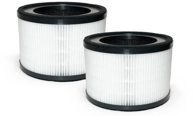 Nispira 3-In-1 MAF-02 High Efficiency True HEPA Activated Carbon Filter Replacement for Miko IBUKI M MA-02CW Air Purifier MAF-02 | Remove Smoke, Chemical VOCs | 2 Pack