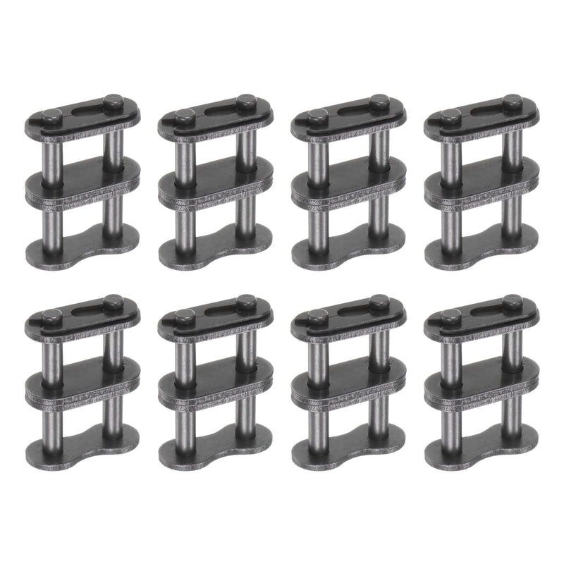 uxcell 8Pcs #40-2/08A-2 Double Roller Chain Connecting Links 12.7mm Pitch Carbon Steel Master Connector Link, Chain Master Links for 08A-2/#40-2 Chain 8 - NewNest Australia