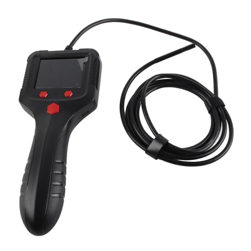 Endoscope, Industrial Endoscope with 2.4in HD Screen, Sewer Camera, Handheld ABS Housing Borescope Inspection Camera for Factory (6.6ft Cable) 6.6ft Cable