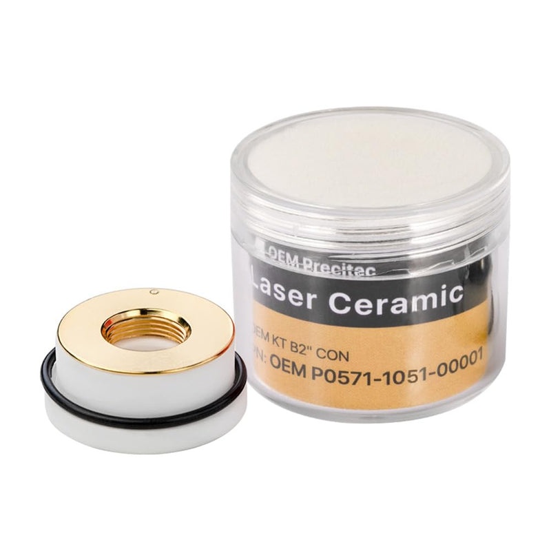 Cloudray Nozzle Ceramic Rings Dia. 28mm P0571-1051-00001 for Fiber Laser Cutting Head (5PCS)