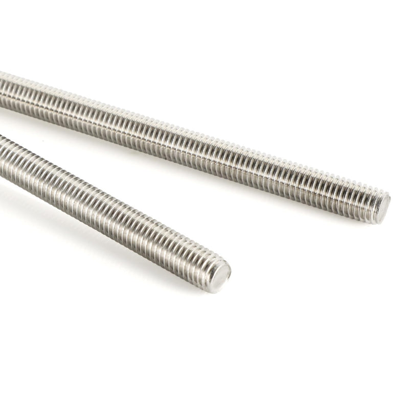 M10-1.5 x 300mm Fully Threaded Rods, Long Threaded Studs, Right Hand Threads, All Threaded Rod, 304 Stainless Steel, 2 PCS M10 x 300mm - NewNest Australia