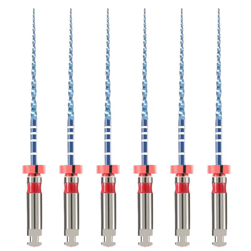 JMU VT-B UPG Files, Niti Rotary Files, 25/04(25mm), Sequence Files, 6pcs/Pack 25/04 (25mm) 1