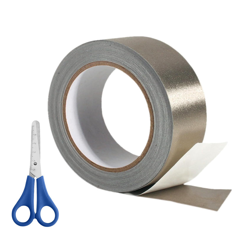 Faraday Tape Double Conductive Cloth Tape, with Conductive Adhesive for, Grounding, EMI Shielding, Wire Harness, Cable Interference Blocking (2in x 59 Feet) 2in x 59 Feet