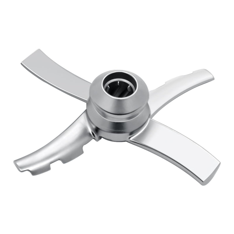 NANOBABY Replacement Paddle Blade Compatible with Ninja Creami NC300 Series Ice Cream Makers, Mixing Blade Paddle Replacement for Ninja NC299AMZ NC301 CN305A CN301CO, Stainless Steel, Silver