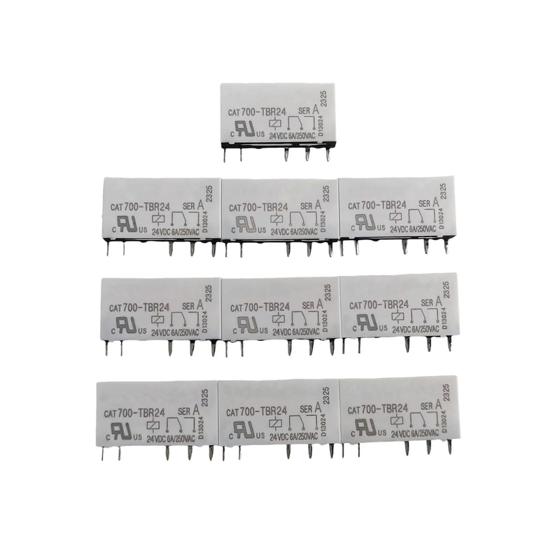 CAT 700-TBR24 6A 250VAC 24VDC 5Pins for Allen-Bradley CAT700-TBR24 Relay (10) 10