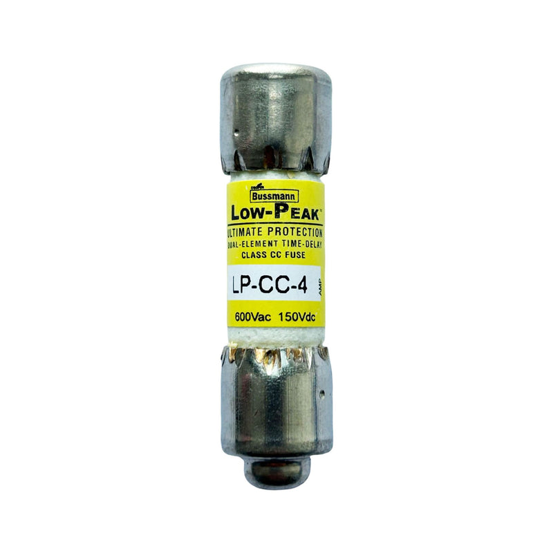 New OEM LP-CC-4 LP-CC-4A LP-CC 4A 600Vac Time Delay Fuse, Pack of 10