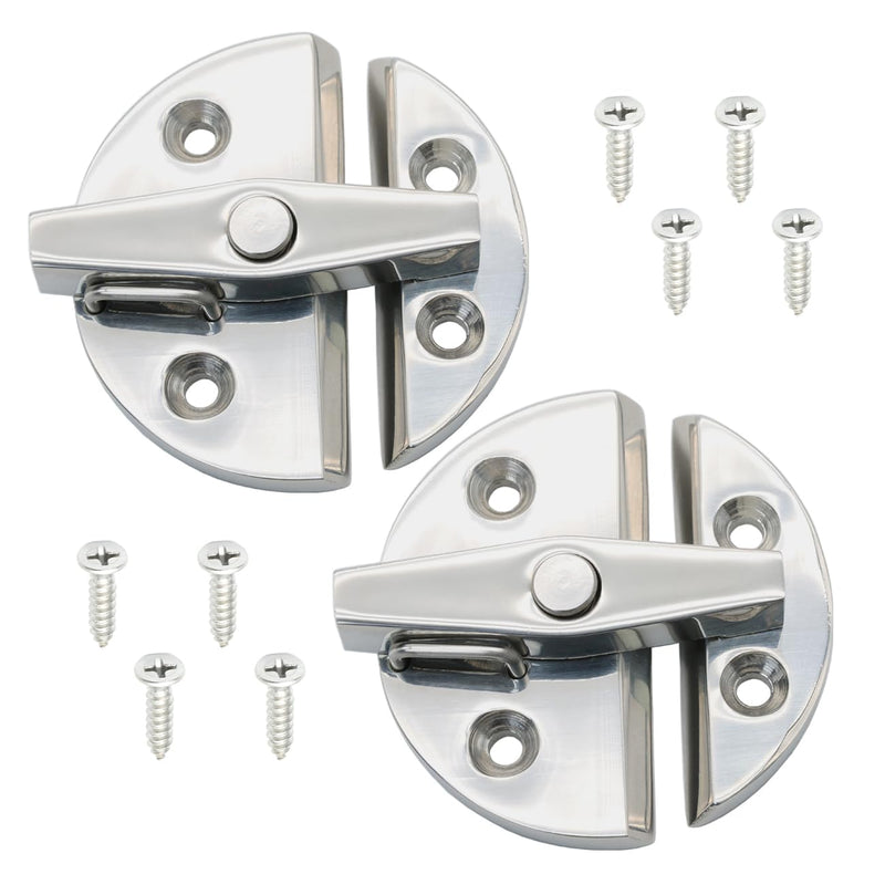 Marine 316 Stainless Steel Boat Door Hatch Twist Catch Latch(2 Pcs) | Hardware Accessories