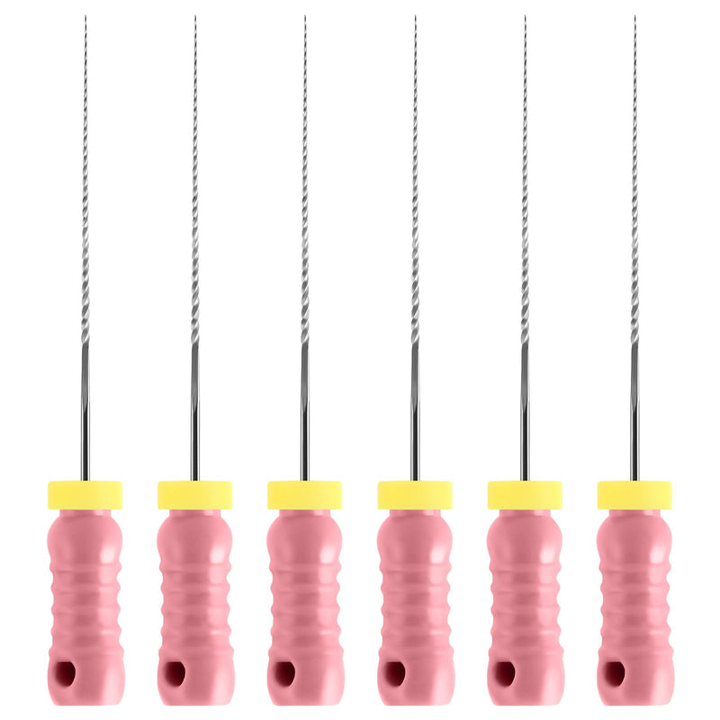 JMU Endodontic Root Canal K Files, #06 Stainless Steel Hand Use K-Files 21mm, 6pcs/Box #06 (21mm) 1