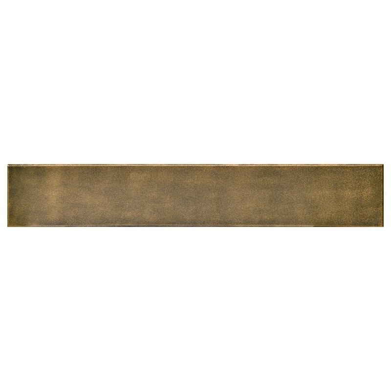 A La Maison Ceilings WPab-12 Hand Painted Foam Wood Ceiling Planks 39 in x 6 in, Antique Brass, Pack of 12