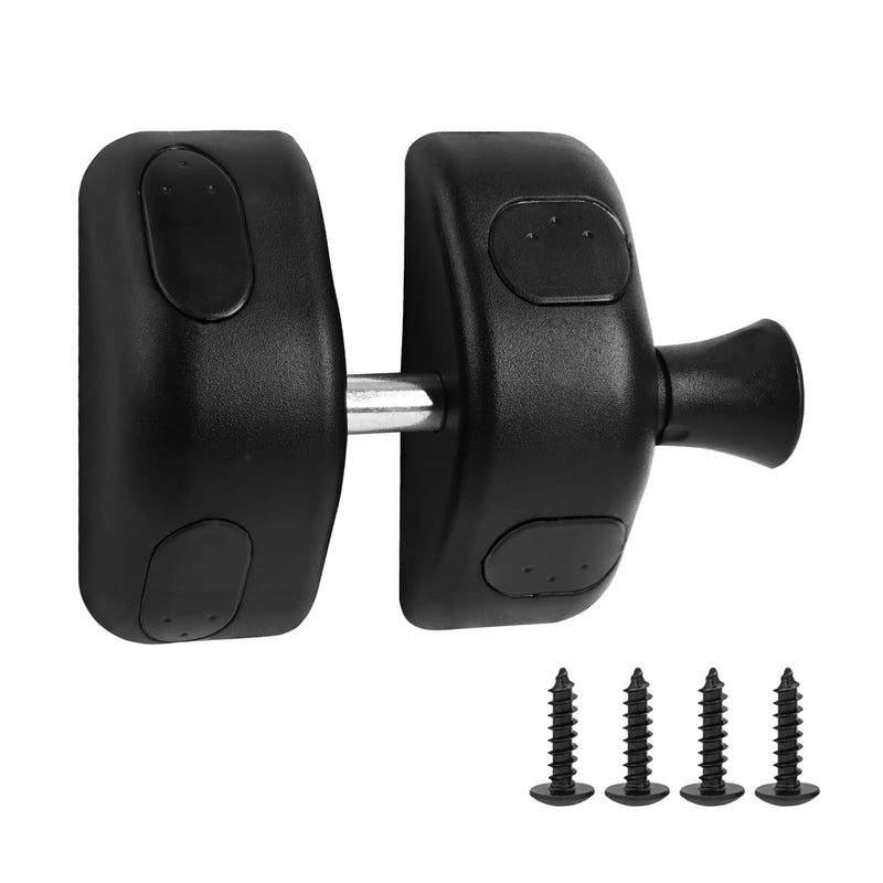 Magnetic Gate Latches Side Pull, Black Magnetic Gate Latch for Home, Yard & Garden Fences No-key