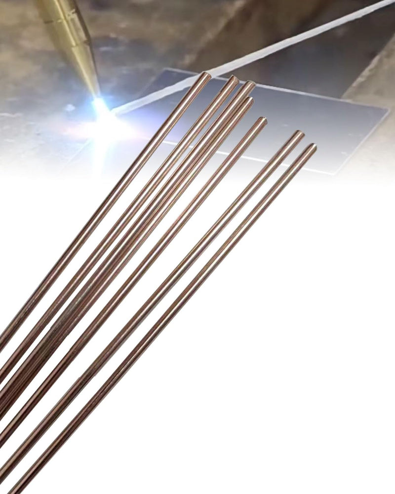 15% Silver Brazing Rod, 7 Rods Silver Solder, BCuP-5 1/13" X 13.78" | Silver Brazing Rod, Silver Solder, Hvac Brazing Rods, Solder for Copper Pipe, Ag: 15%