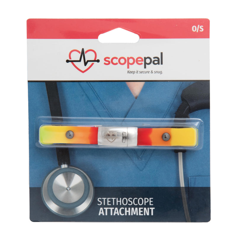 Clip for Stethoscopes, Stethoscope Clip for Doctors, Nurses, Medical Students, Stethoscope Accessory Compatible with 3M Littmann Classic III, Lightweight II S.E, and More, Rainbow