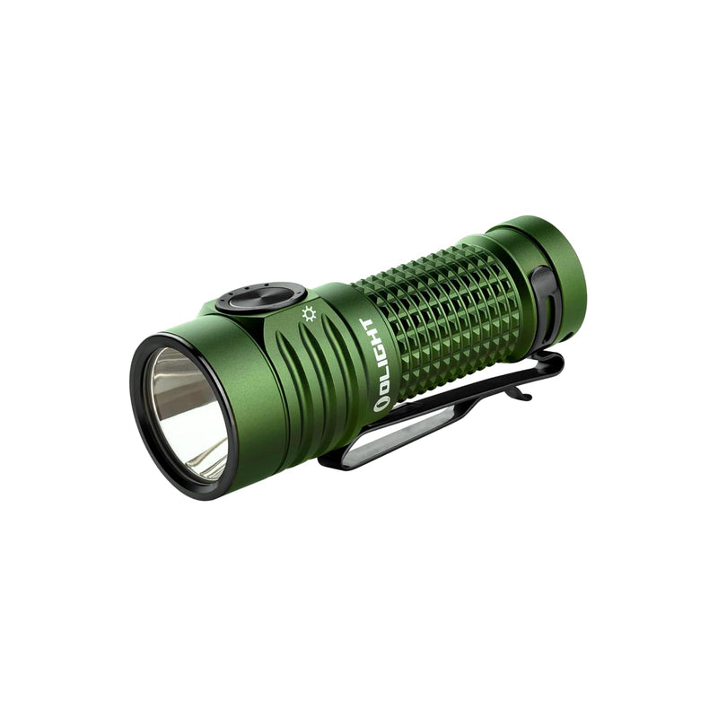 OLIGHT BatonTurbo EDC Flashlight Rechargeable, 1000 Lumens Compact LED Powerful Flash Light 510 Meters Long Throw, with Magnetic Charging Cable and Landyard for Hiking, Camping, Home Use (OD Green) OD Green