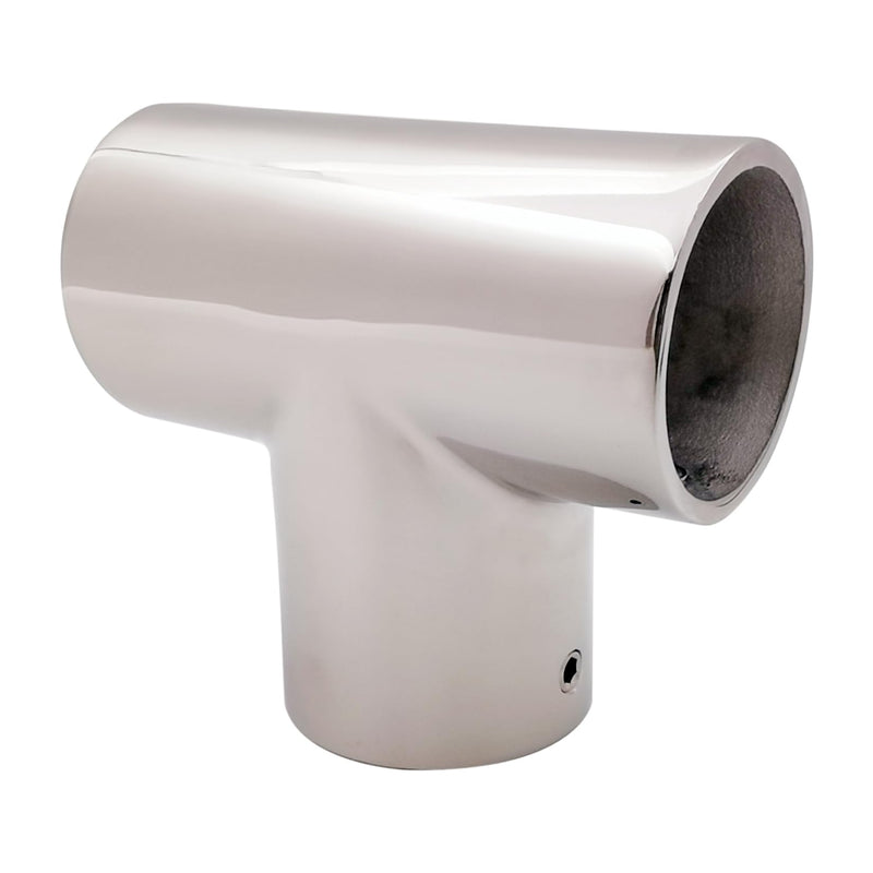 Marine Grade Heavy Dudy 11/4IN Pipe Hand Rail Tee 316 SS Mirror Polished Hand Rail Fitting-90 Degree 11/4IN3 Way Corner Elbo