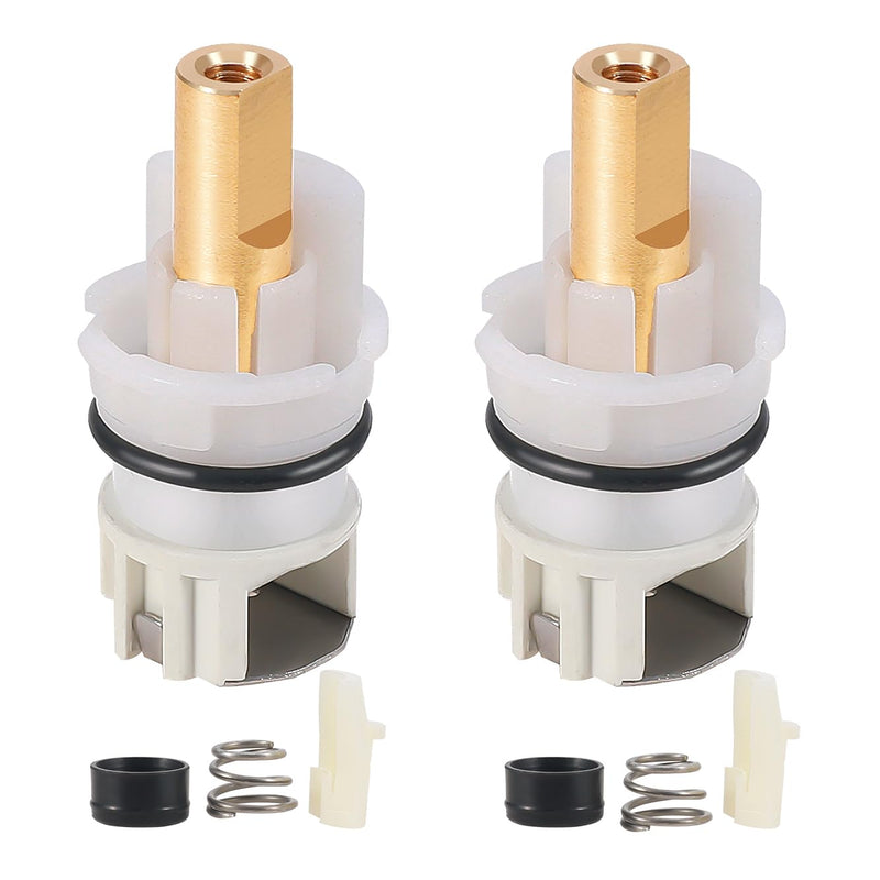 RP25513 Faucet Stem Assembly Compatible with Delta Two Handle Faucet Repair Kit with RP4993 Rubber Seat and Spring, Replacement Stems Cartridges for Delta Bathtub Shower Sink Bathroom Faucet, 2-PACK RP25513 Cartridge