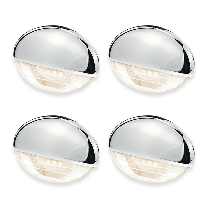 4PCS Boat Courtesy Lights Led,Interior Boat Lights,RV Step Light,Stair,Cabin Deck,Waterproof IP67,for Pontoon Boats,12V DC（Warm White）