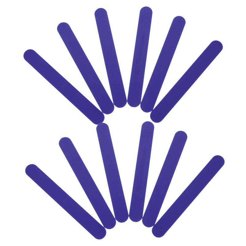 25pcs Spatula Depressors Bulk Plastic Stirring Sticks Plastic Sticks Oral Cavity Depressors Clinic 14.5X1.8CM Dark Blue