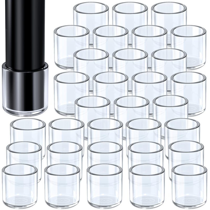 HNYYZL 7/8 Inch Silicone Chair Leg Tips Rubber 32PCS, Rubber feet for Furniture, Clear,Folding Chair Leg Caps,Chair Leg Protectors for Hardwood Floors, Anti-Slip,Anti-Scratch & No Noise 32