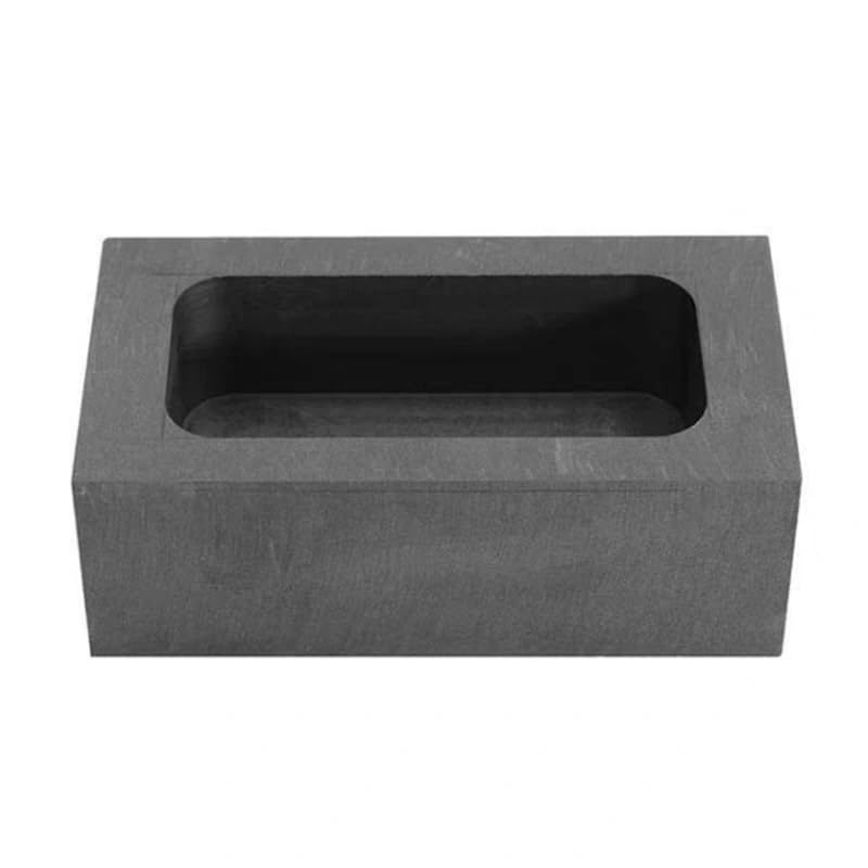 Graphite Troughs, High Purity Graphite Molds,Metal Ingot Molds, Crucibles, 1pcs External Dimensions: 25 * 50 * 100mm Internal Dimensions: 20 * 40 * 90mm Externally W*L=50*100mm Externally Thickness 25mm