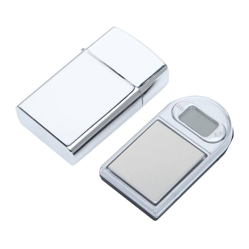 IMIKEYA Mini Digital Jewelry Scale 100G 0.01G Precision Portable Pocket Electronic Scale Lighter Shape Compact for Jewelry Medicine Coins As Shown Size 2