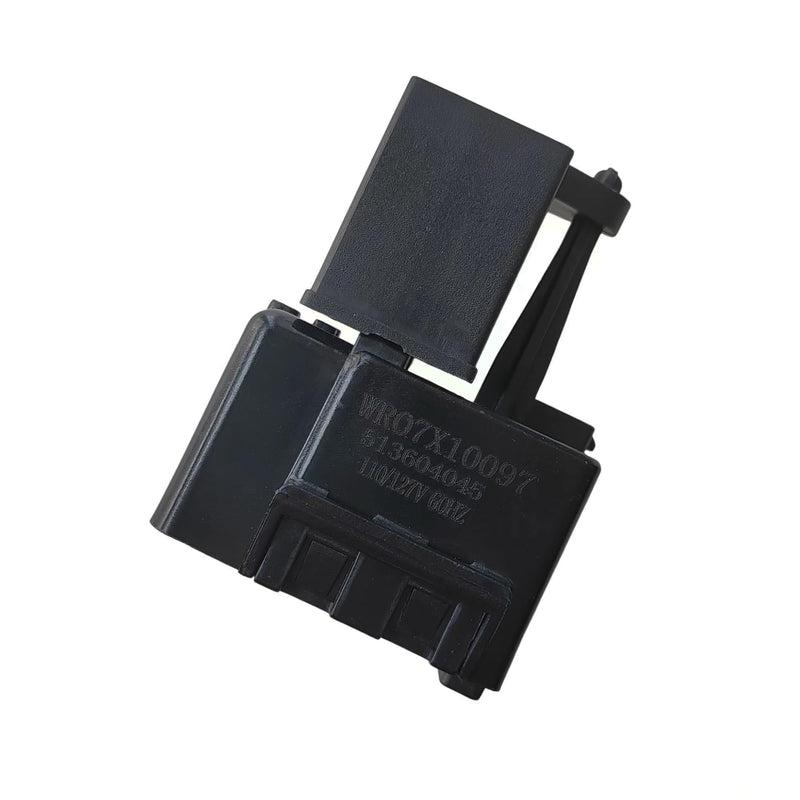 2024 New Upgraded WR07X10097 Start Relay and Matched 12uF 250VAC Run Capacitor Kit Fit For GE Refrigerators -Replaces 1265640 PS1766101 AP4300623 513604045
