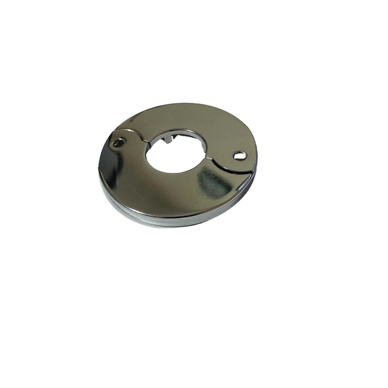 3/4 IPS (Iron Pipe Size) Escutcheon Plate Split, Chrome 1