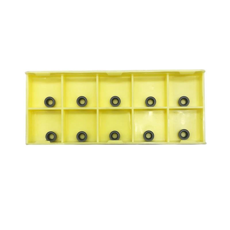 3/8” 1/2" SRACR SRACL SRDCN1010/1212 H06 Lathe Turning Holders Lathe Turning & Profiling Tool Holder with RCMT0602 Round Carbide Milling Inserts (10pcs RCMT0602MO(gray)) 10pcs RCMT0602MO(gray)