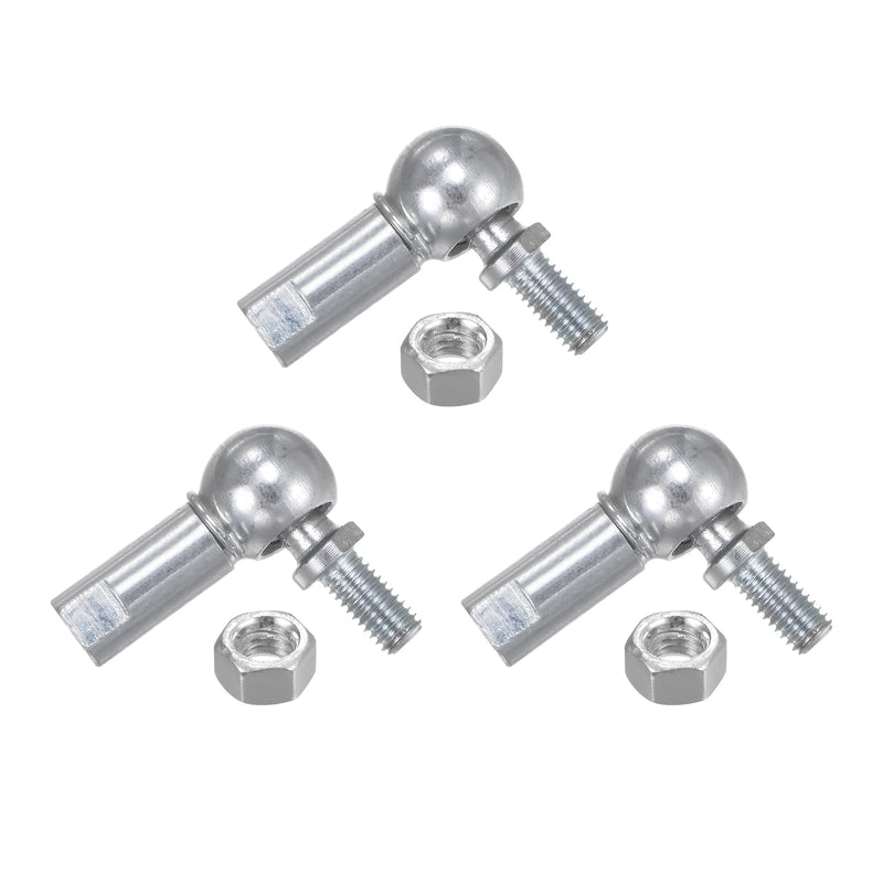 3 Pcs CS8 Angle Ball Joint - [M5 Right Hand Thread] A3 Steel Ball Socket Universal Joints for Automotive, Hinged Door