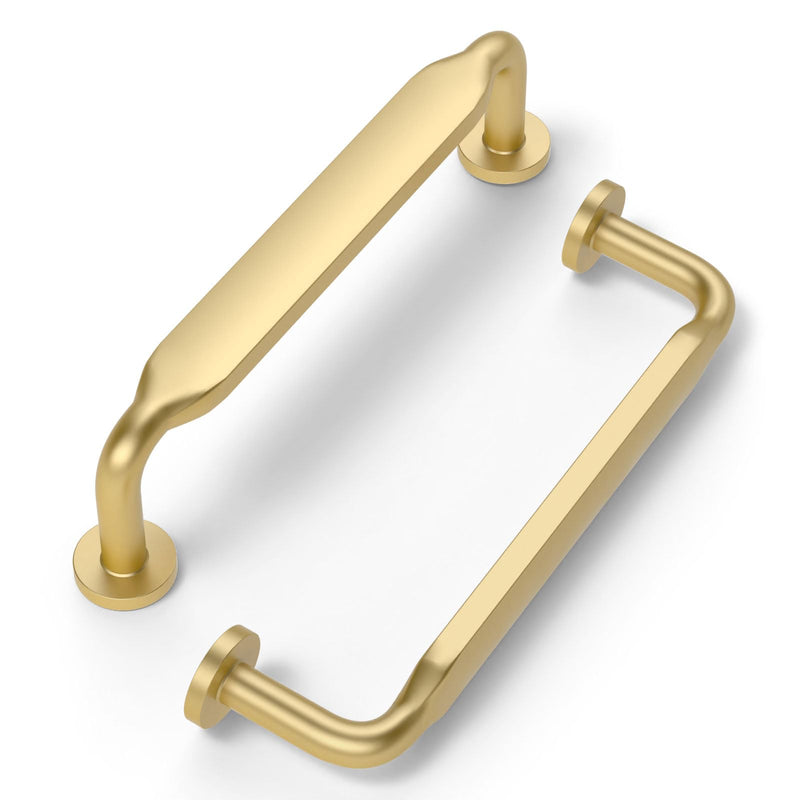 FILTA 10 Pack 3.75 Inch(96mm) Gold Cabinet Pulls,Stylish Kitchen Cabinet Handles Zinc Alloy Cabinet Hardware for Kitchen Cabinets and Dresser Drawers 3.75" Hole Center