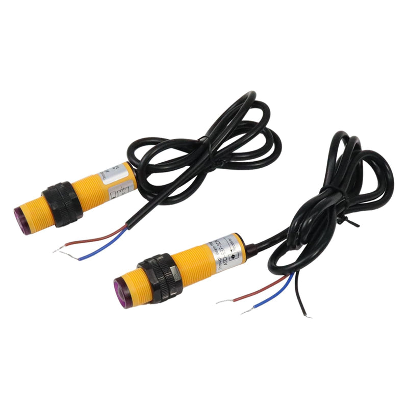 M18 Infrared Photoelectric Switch Sensor Easy to Install Detect Accurate Proximity Switch DC 6-36V Proximity Switch for Arduino Robot Car (1, NPN NO) 1