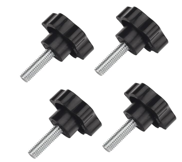(4pcs) 481625-01 Wing Nut Knob 3/8"-16 x 1-1/4" For Scag Grass Catcher Cheetah Turf Tiger & More,Fits SFZ48-18FR SCZ61RD-31FX SFW48-16BV SFZ48-18FR SCZ52V-23FX