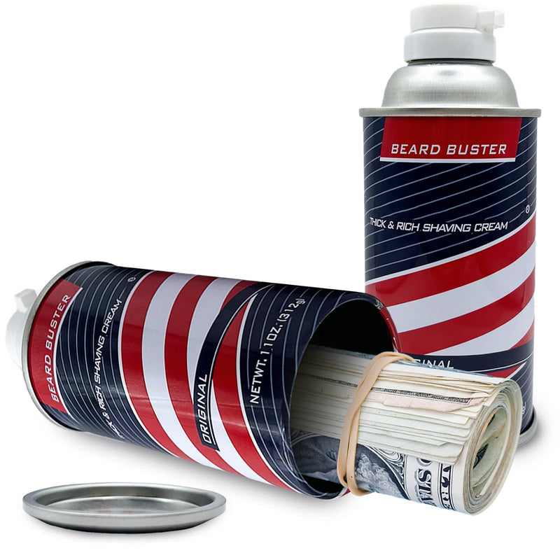 Fake Soup Can Diversion Safe - Keep Your Valuables Safe - like Jewelry, Cash, Money, Coins, Car Keys - Storage Home Security - Barasol Shaving Cream