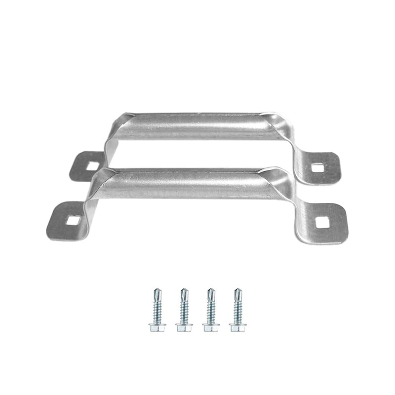 (2 PCS) Garage Door Bottom Lift Handle, Galvanized Steel,Garage Door Lift Handle,Garage Door Hardware