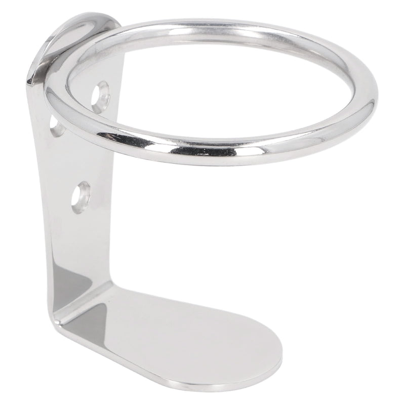 Alomejor Boat Drink Holder, RV Cup Holder Wall Mount Stainless Steel Space Saving for Boats, RVs, Marine