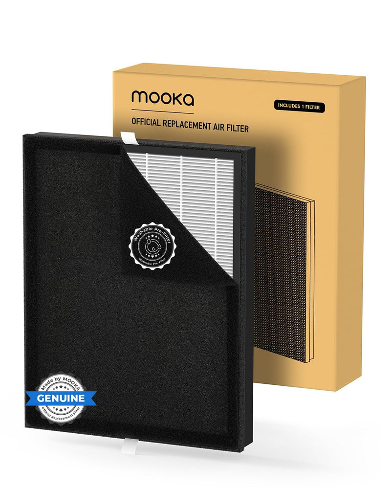 MOOKA Genuine Replacement Filter for KJ190H KJ190L Air Purifier, 1 Pack