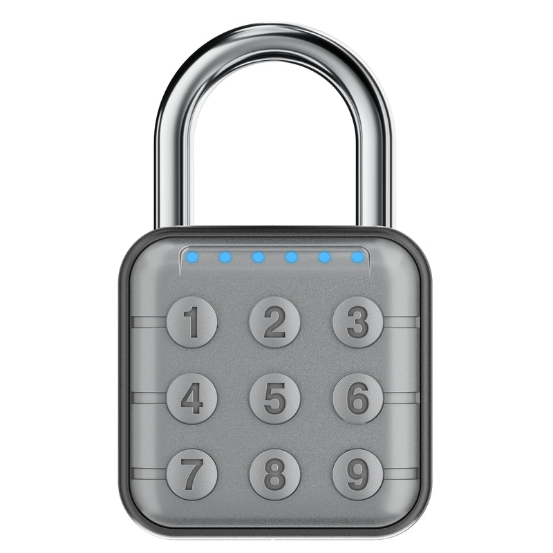 Combination Lock, Combination Lock for Locker, Locker Lock & Gym Locker Lock - High Security, Easy to Use for Gym, School, Travel, Outdoor Gray