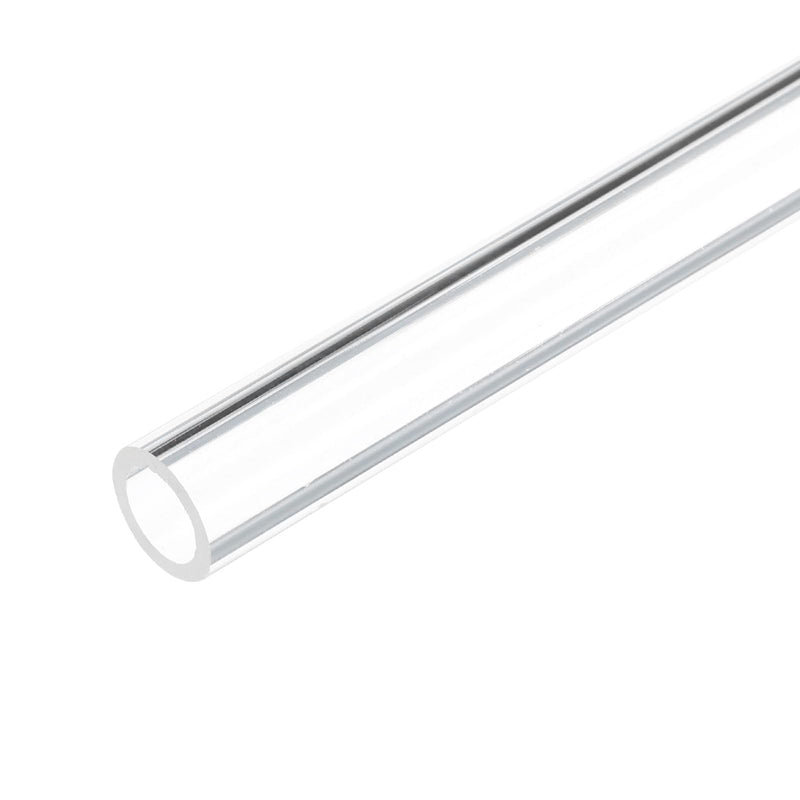 18" Clear Plastic Rigid Pipe 8mm x 10mm(5/16" x 3/8") Acrylic Tube Round Polycarbonate Tubing, [for Plumbing, Hydraulics, Pneumatics, Aquarium, DIY] 1 5/16" x 3/8"