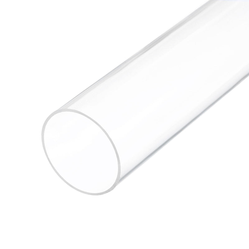 10" Clear Plastic Rigid Pipe 42mm x 45mm(1.7" x 1.75") Acrylic Tube Round Polycarbonate Tubing, [for Plumbing, Hydraulics, Aquarium, DIY] 1.7" x 1.75"