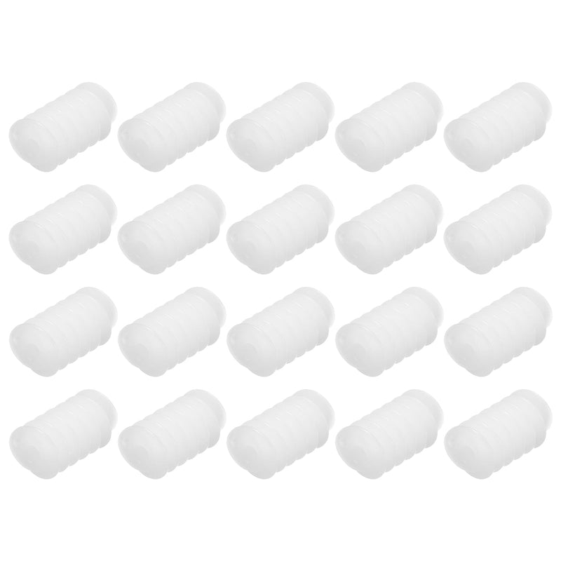 MECCANIXITY 20Pcs Plastic Gears Plastic Worm Gears Model 6102AA Reduction Gear for RC Car Model DIY Robot,White Module 0.5