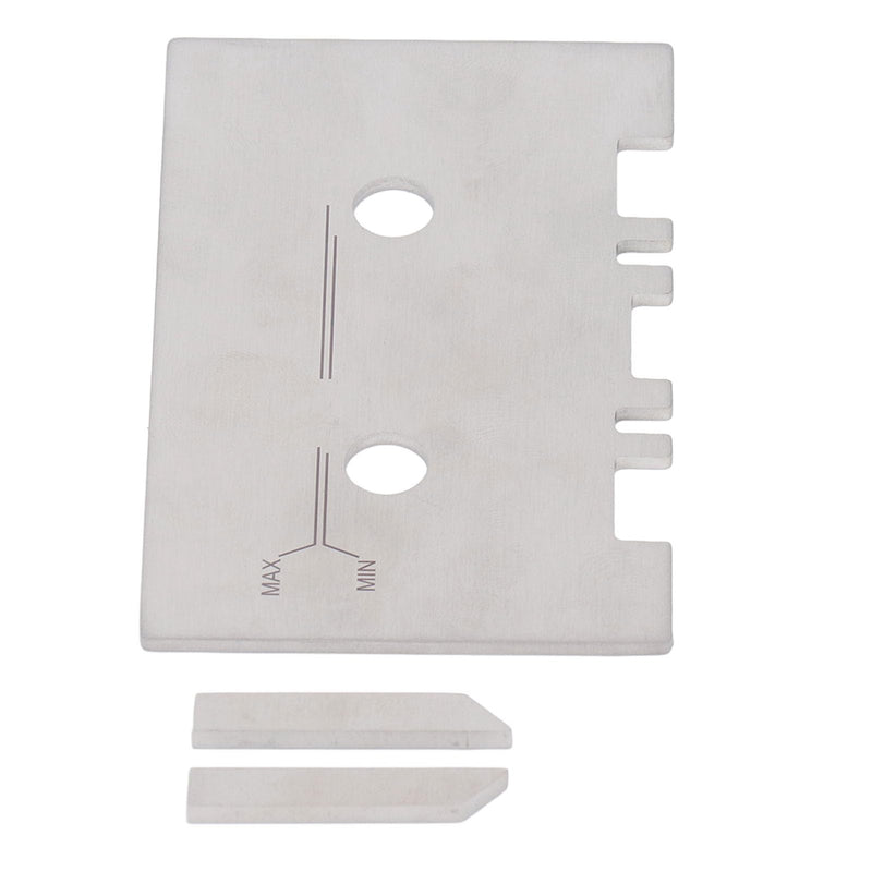 1 Set Head and Guide Gauge, Cassette Head and Guide Gauge Set for Student for for TEAC for BASF for Nagar Mechanical Alignment High Accuracy with Check