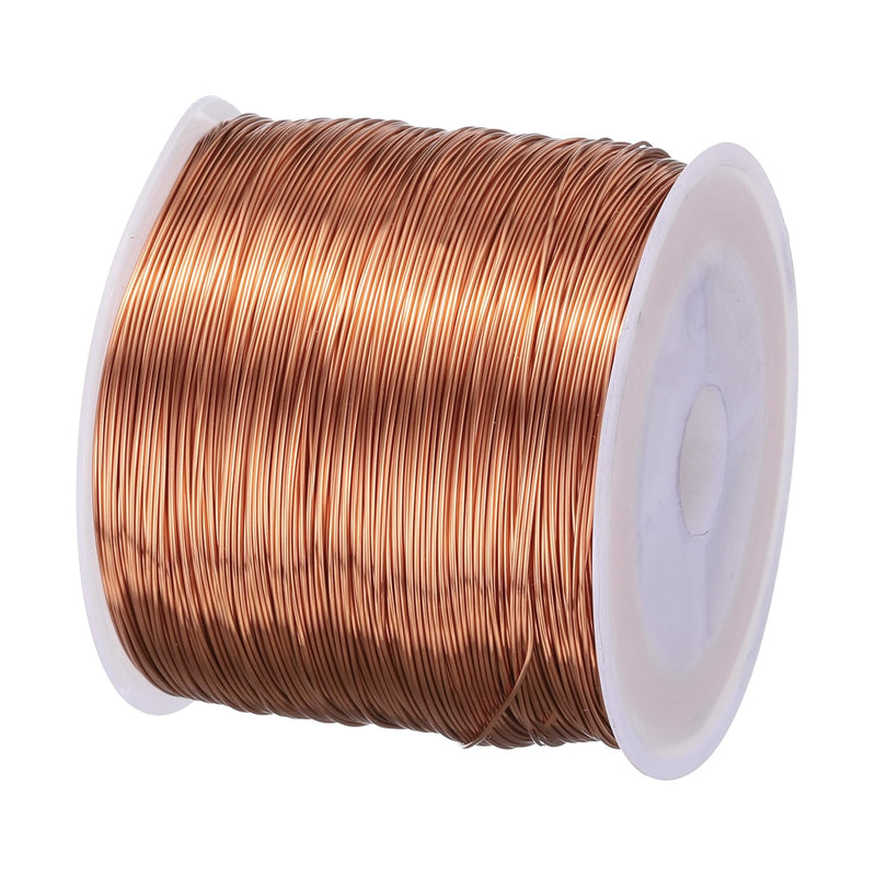 MECCANIXITY 0.4mm Magnet Wire 558ft Enameled Copper Wire Enameled Magnet Winding Wire Coil 200g 155C for Transformers Inductors 0.4mm x 170m 1
