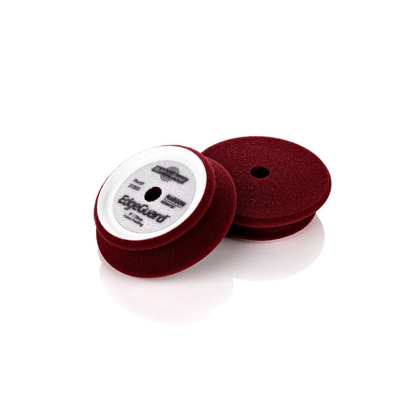 Buff and Shine - EdgeGuard Foam Buffing Pads - Maroon - 3" Medium Cut Pad - Pack of 2 3" (2 Pack) Maroon Medium Cut Pad